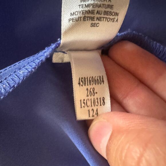 Weekends by Chico’s Bermuda Shorts Blue Size 1 or M/8 Tee Golf Athletic Stretchy - Picture 10 of 12